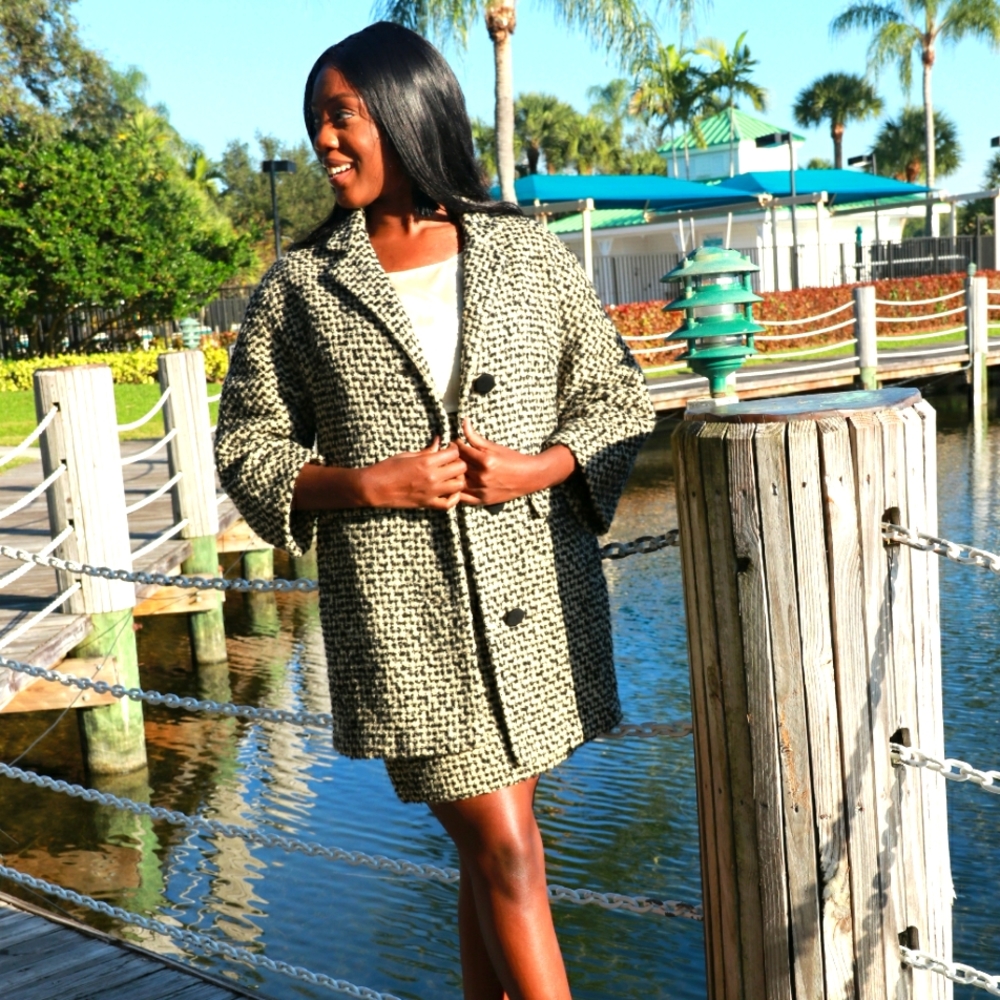 Vintage workers Union dress and coat